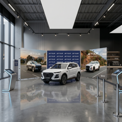 Banner Wall - custom branded