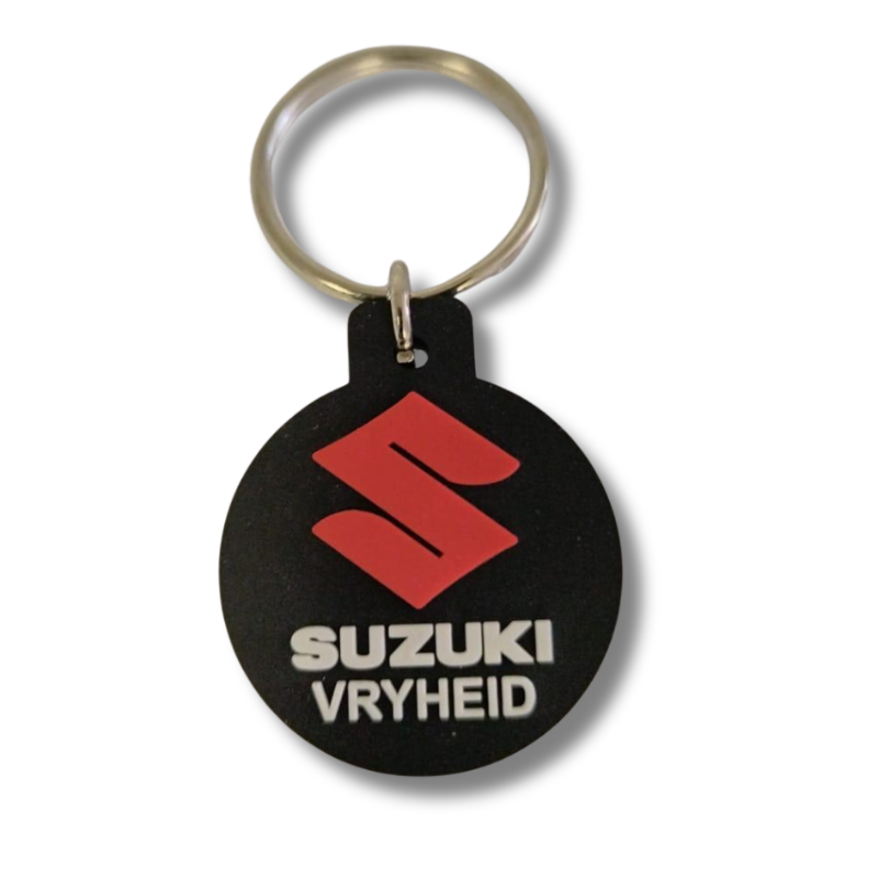 Key Rings - Casted PVC Rubber - 2 Dimensional
